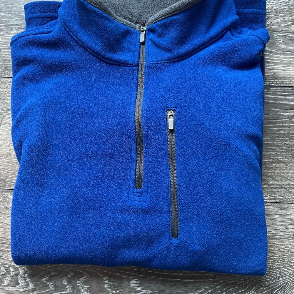 Free Country Blue 1/4 Zip Pullover fleece - Picture 6 of 6